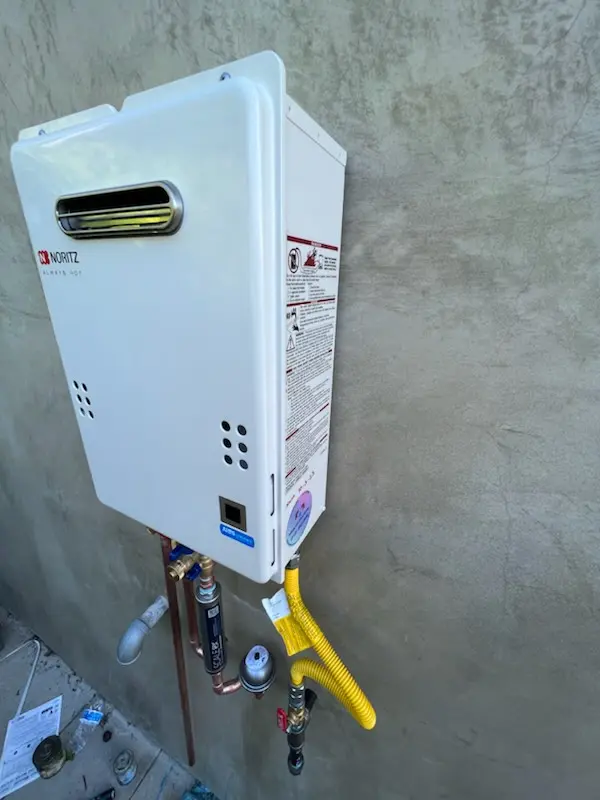 Tankless water heater installation for Forest Cove homes